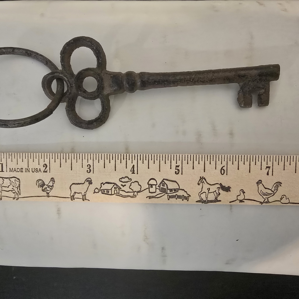 Vintage Black Iron Key Wall Decor